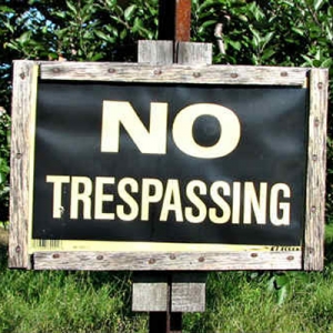 在加州什么算非法侵入？